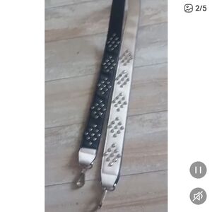 Studded & Rhinestone 2 Sided Bag Strap